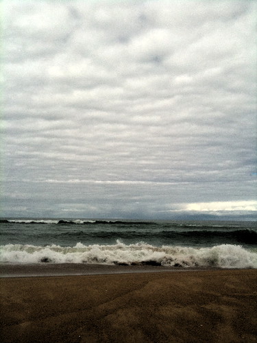 Beach + sea + sky