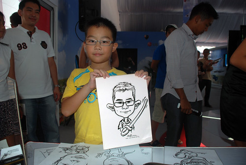 caricature live sketching for LG Infinia Roadshow - day 2 - g