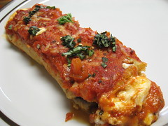 Eggplant and Four-Cheese Cannelloni