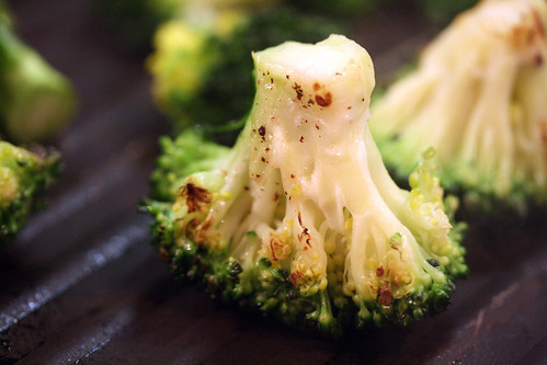 Scorched brocolli