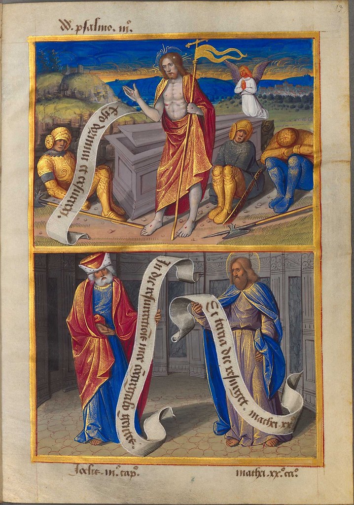 15th c. illuminated manuscript: sibyllae et prophetae de Christo Salvatore vaticinantes x