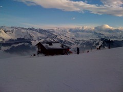 View from top of La Grande Ourse chairlift