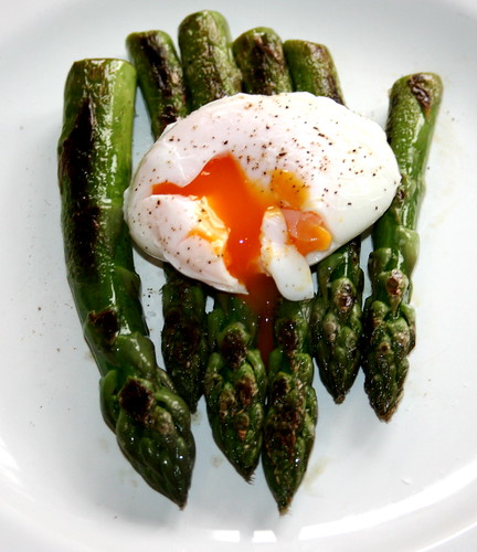 New Season Asparagus with a Poached Egg