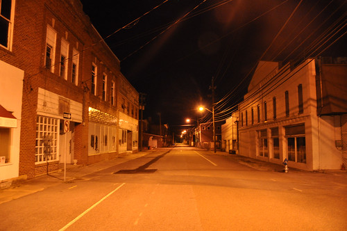 Main Street in Chilhowie, Virginia.