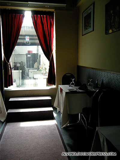 Further in the restaurant