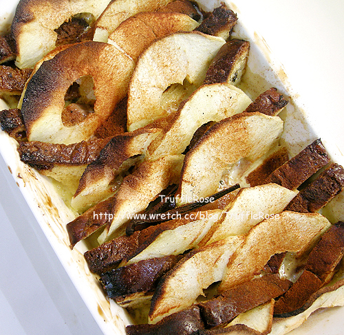 阿莫媽的蘋果麵包布丁-100526