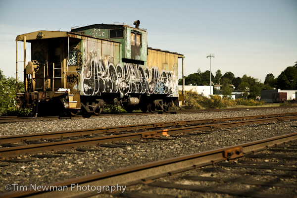 (we) found, shot, and owned this legit train caboose