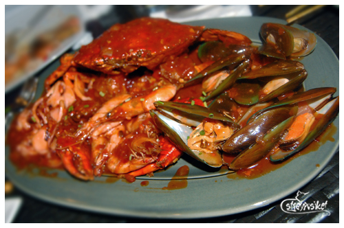 crab and seafood