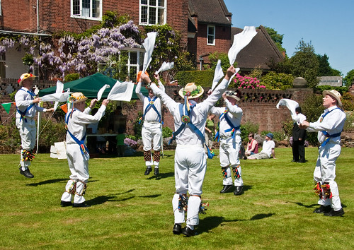 Morris dancing at Winterbourne House in Birmingham - picture thanks to Katchoo on flickr