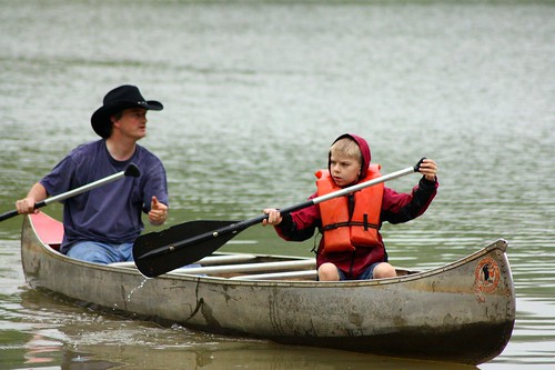 P and H canoeing