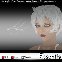 Essentia No Alpha Prim Feather Lashes Silver