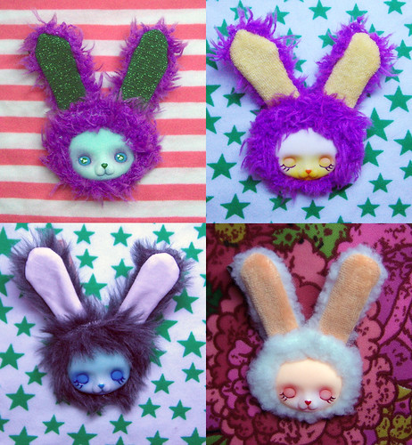 4 more Bunny Brooches on etsy...