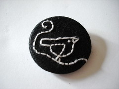 embroidered pin