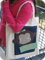 Molly Monkey Tote Bag