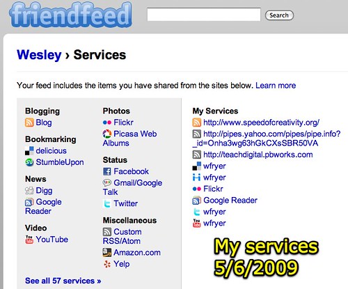Wesley - Services - FriendFeed