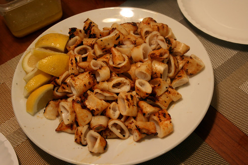 Spicy Grilled Squid