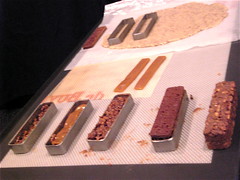 demonstration of chocolate bar*