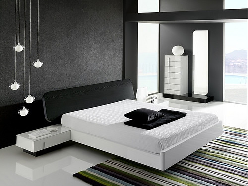 Bedroom interior design is simple and convenient