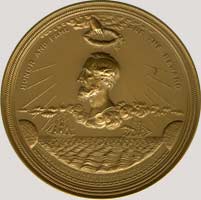 Cyrus Field medal obverse