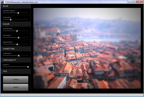 사진에 미니어처 효과를 내주는 Adobe AIR 프로그램 TiltShift Generator