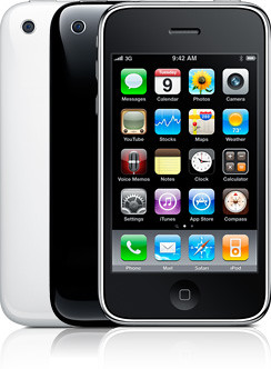 iPhone 3GS black white