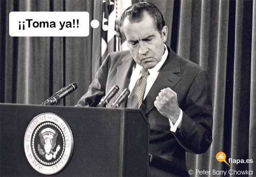 Richard Nixon se alegra