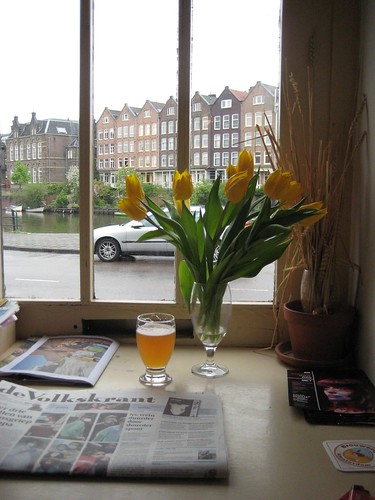 Brouwerij 't IJ proeflokaal view from window