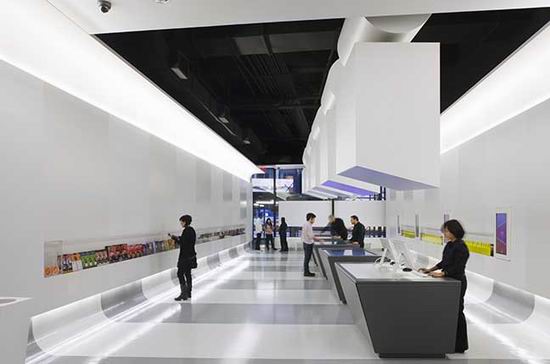 NYC Information Center Interior Design by WXY Arch