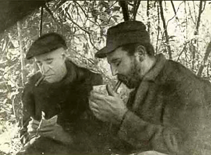 Herbert Matthews and Castro 1957