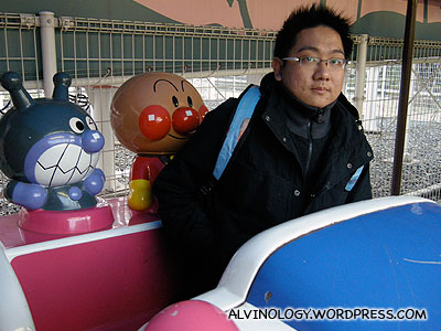 Me with Anpanman and his friend