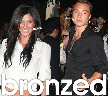 Jessica Szohr and her hottie hot hot BF Ed Westwick made an appearance at