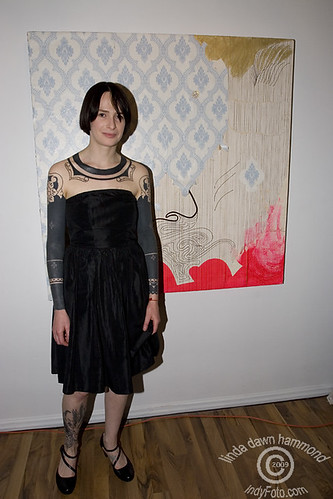 Emilie Roby, tattoo and fine artist . Opening June 5, 2009.