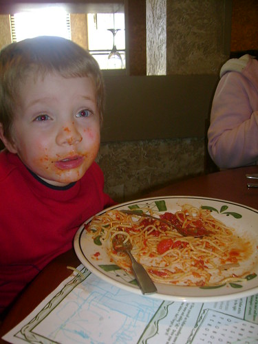Spaghetti at Olive Garden