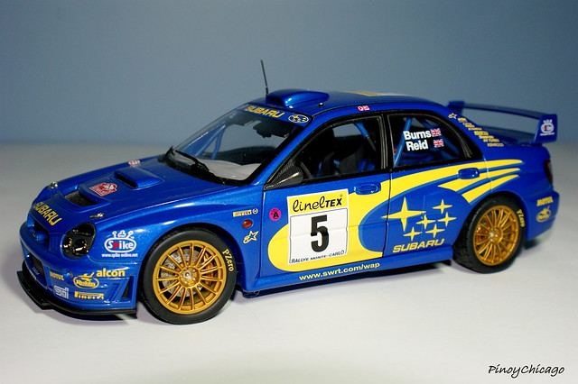 One of my Collection.Subaru WRX sti WRC by Autoart.