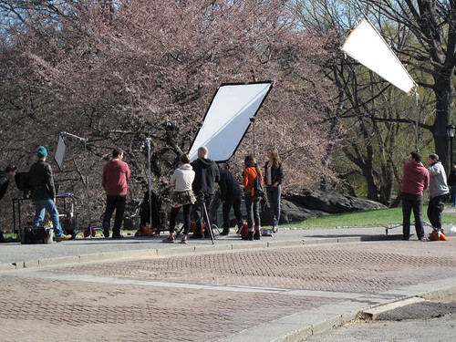 Photo shoot in Central Park