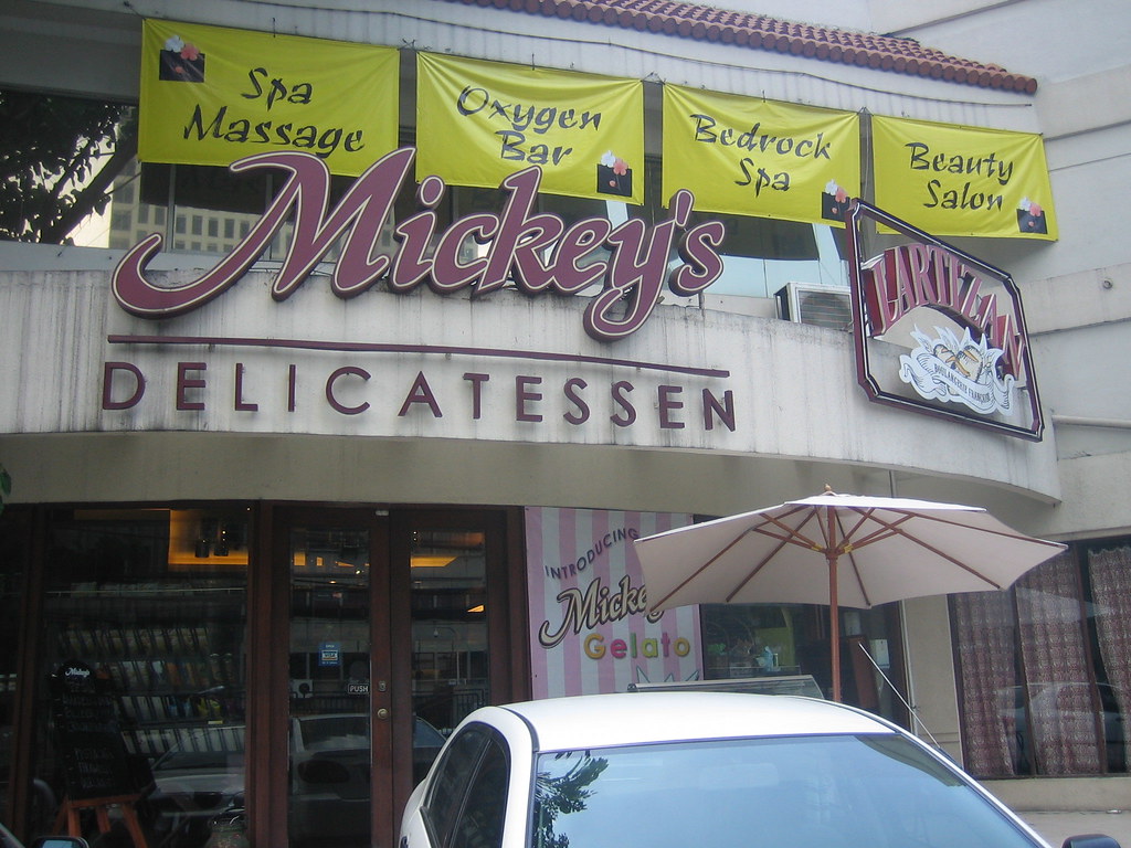 Mickey's Delicatessen sign