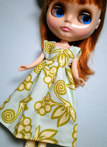 Clementine Louisa in Heather Bailey Fabric Dress by Dollymolly