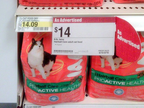 Target / As Advertised / IAMS Cat Food