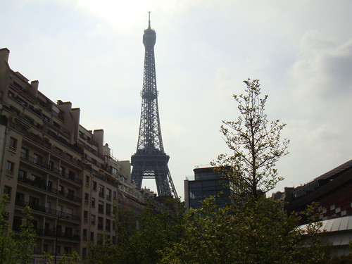 La Torre Eiffel desde la bicicleta