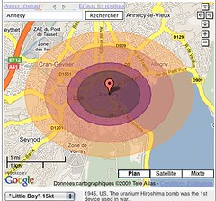 Ground Zero: Google Maps and Nuclear Weapons