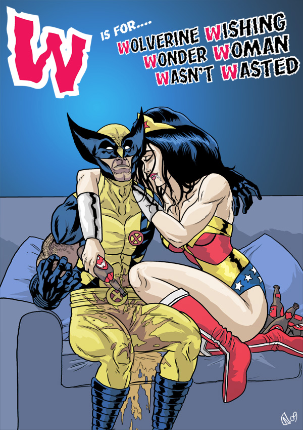 W is for... Wolverine Wishing Wonder Woman Wasn't Wasted