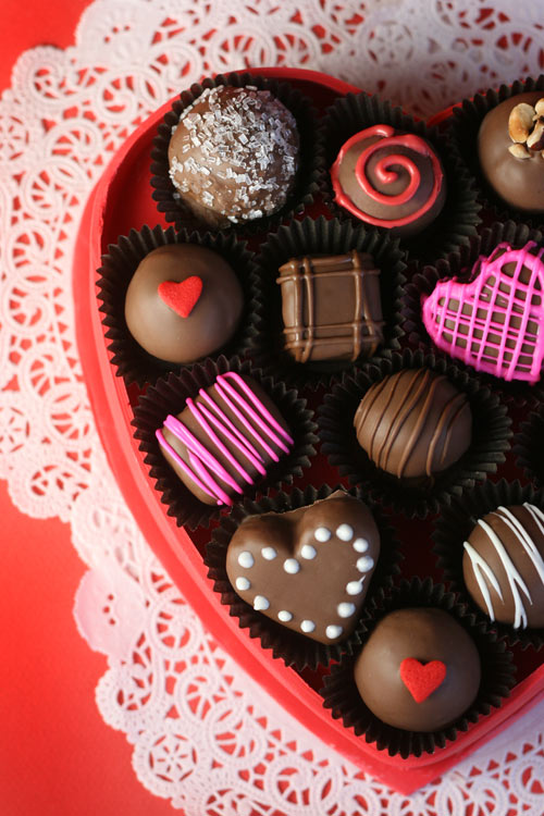 Qpout 24 Love Cake Boxes Valentine's Day Party Dessert Decoration Boxes 