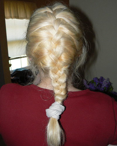 french braid hairstyle. Some cool raided hair styles