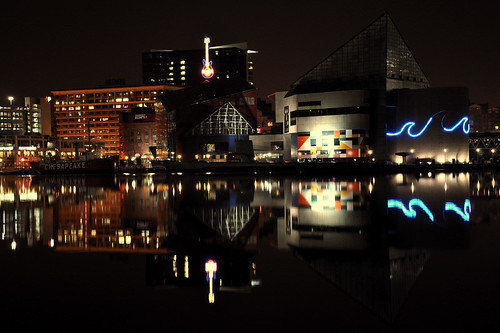 Baltimore at night 