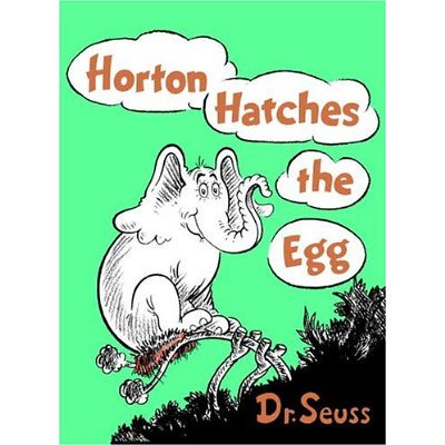 #74: Horton Hatches the Egg by Dr. Seuss (1940) 18 points (#2, #8, #5)