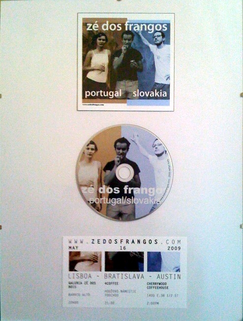 Portugal/Slovakia album framed