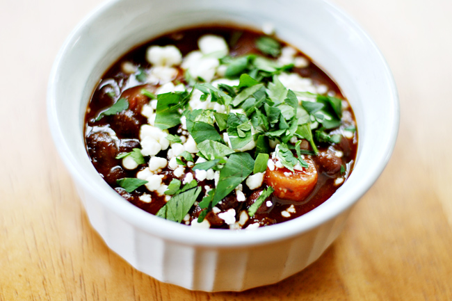 black bean soup with cumin and jalapeno 