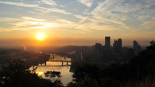 Sunrise over Pittsburgh