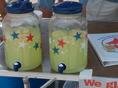 Free lemonade at Beechmont Farmer's Market, Louisville