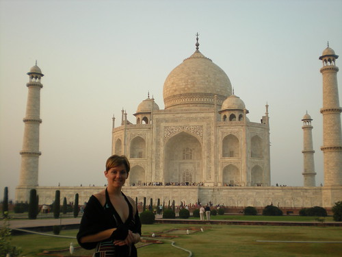 Me at the Taj Mahal: November, 2008